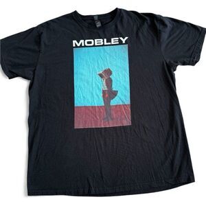 Gildan Mobley TV Man Graphic T-Shirt Black Softstyle Unisex XL 100% Cotton